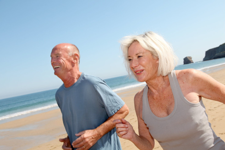 old people running