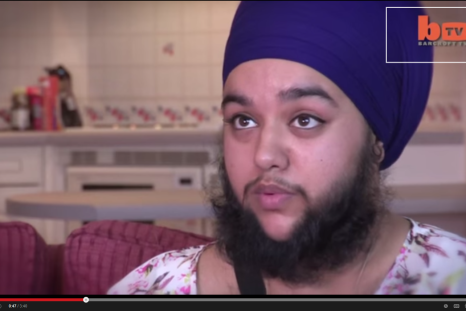 Harnaam Kaur, 23, has chosen to stop shaving her beard, which is caused by polycystic ovary syndrome.