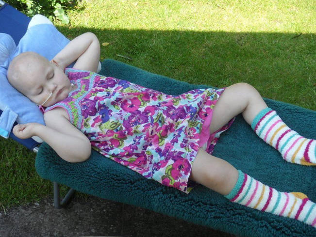 Little girl first in the world to beat brain cancer