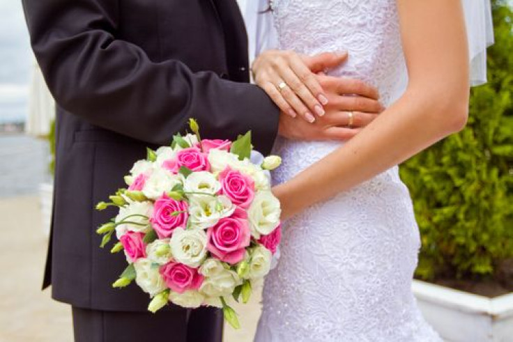 Groom and bride together