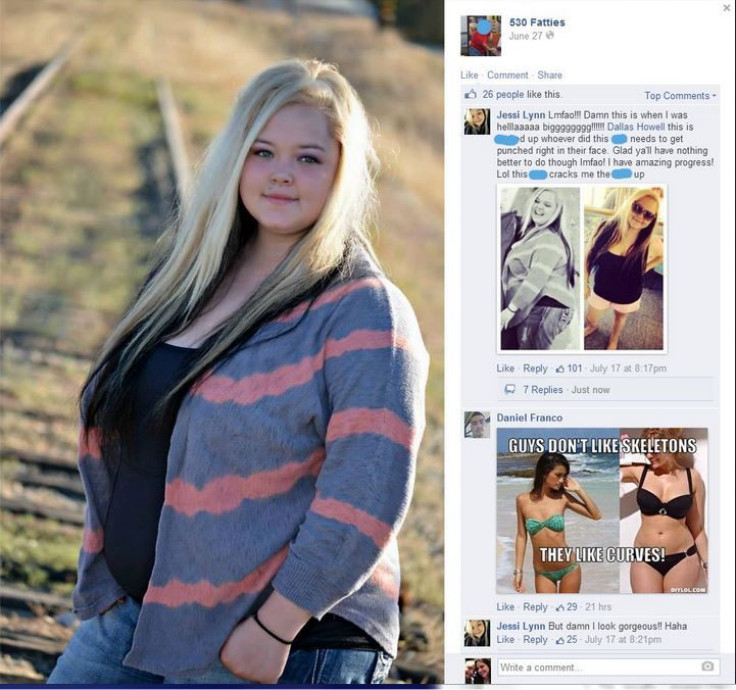 Jessi Lyn Howell, Victim of '530 Fatties' Fat Shaming Facebook Page