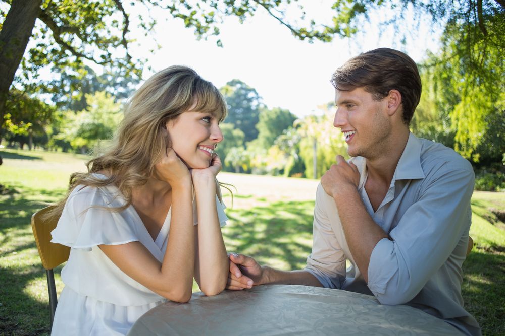 20 couple. Sitting outside Campus.