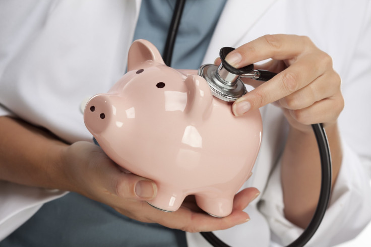 doctor and piggy bank
