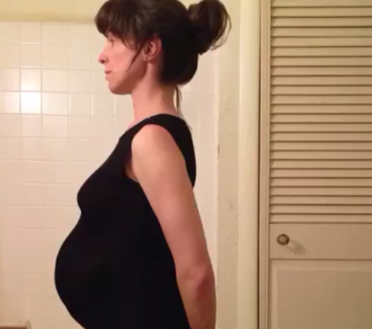 Man captures wife's entire pregnancy in six seconds