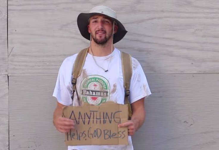  'Homeless' Man Does A Good Deed For Others With Giving Hearts