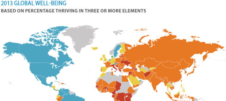 2013 Global Well-Being Map