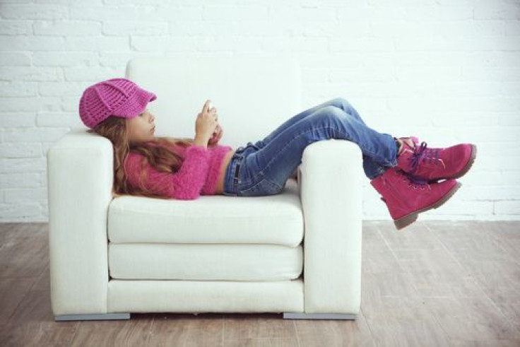 Young girl in pink hat