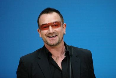 U2’s front man Bono reveals the mystery behind his signature tinted sunglasses for the last 20 years.
