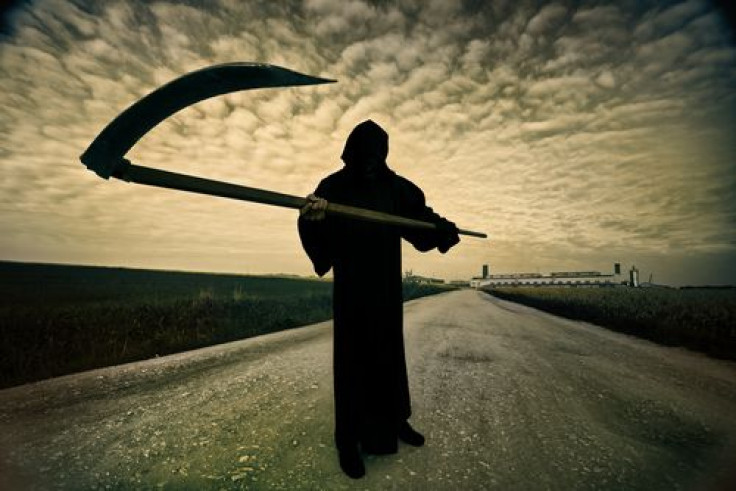 Grim reaper on the road