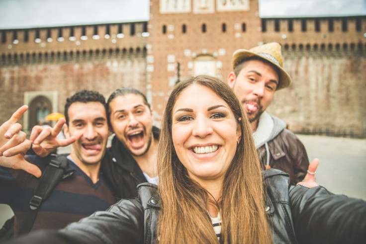 Group of friends taking a selfie