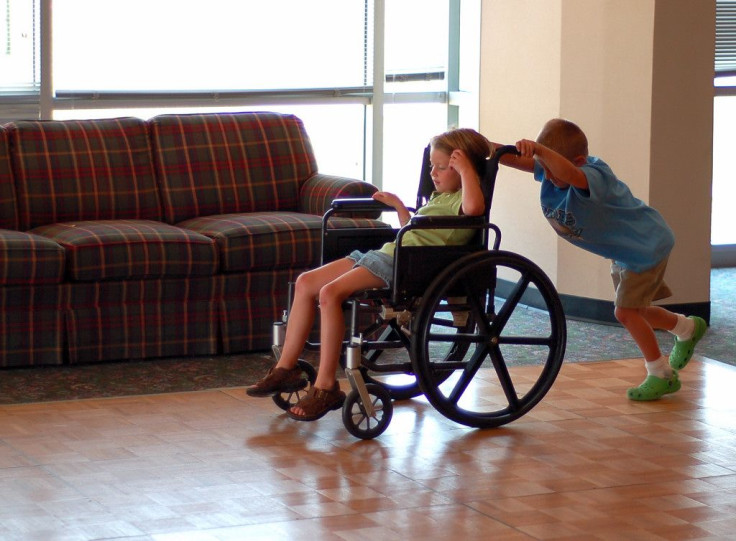 kid in wheelchair