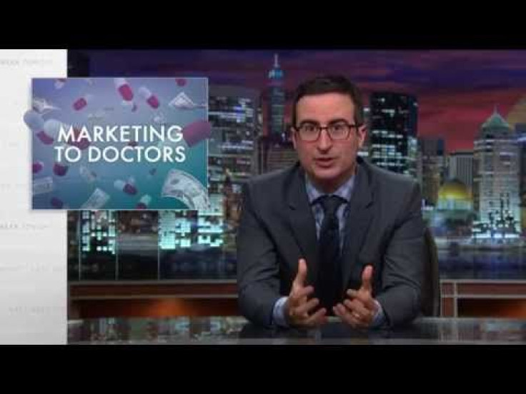 Pharmaceutical Companies Blasted For Marketing To Doctors On John Oliver's 'Last Week Tonight'