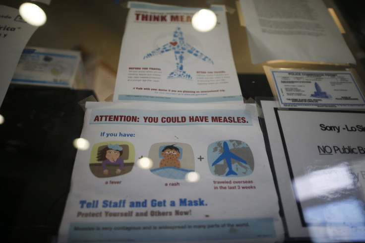 california measles