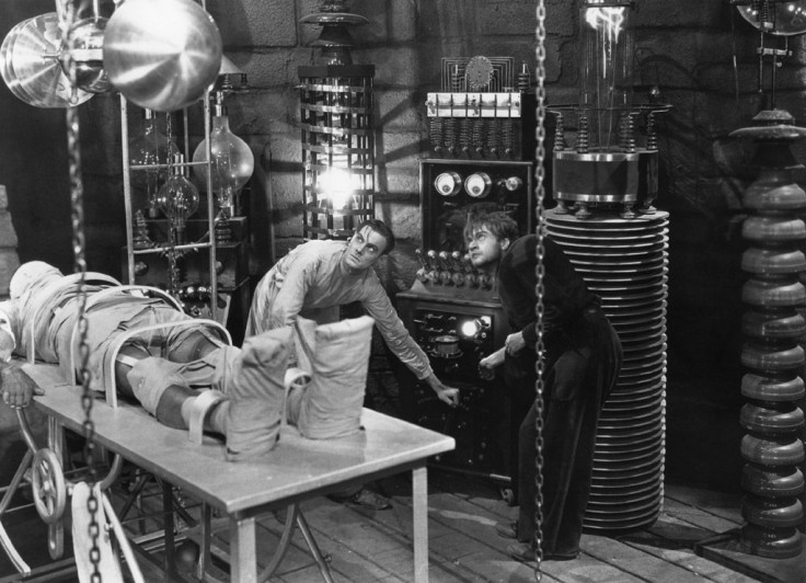 Colin Clive & Dwight Frye in "Frankenstein", 1931