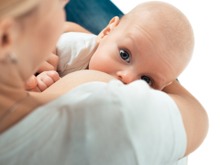 Baby breastfeeding