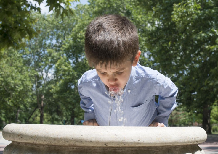 drinking water