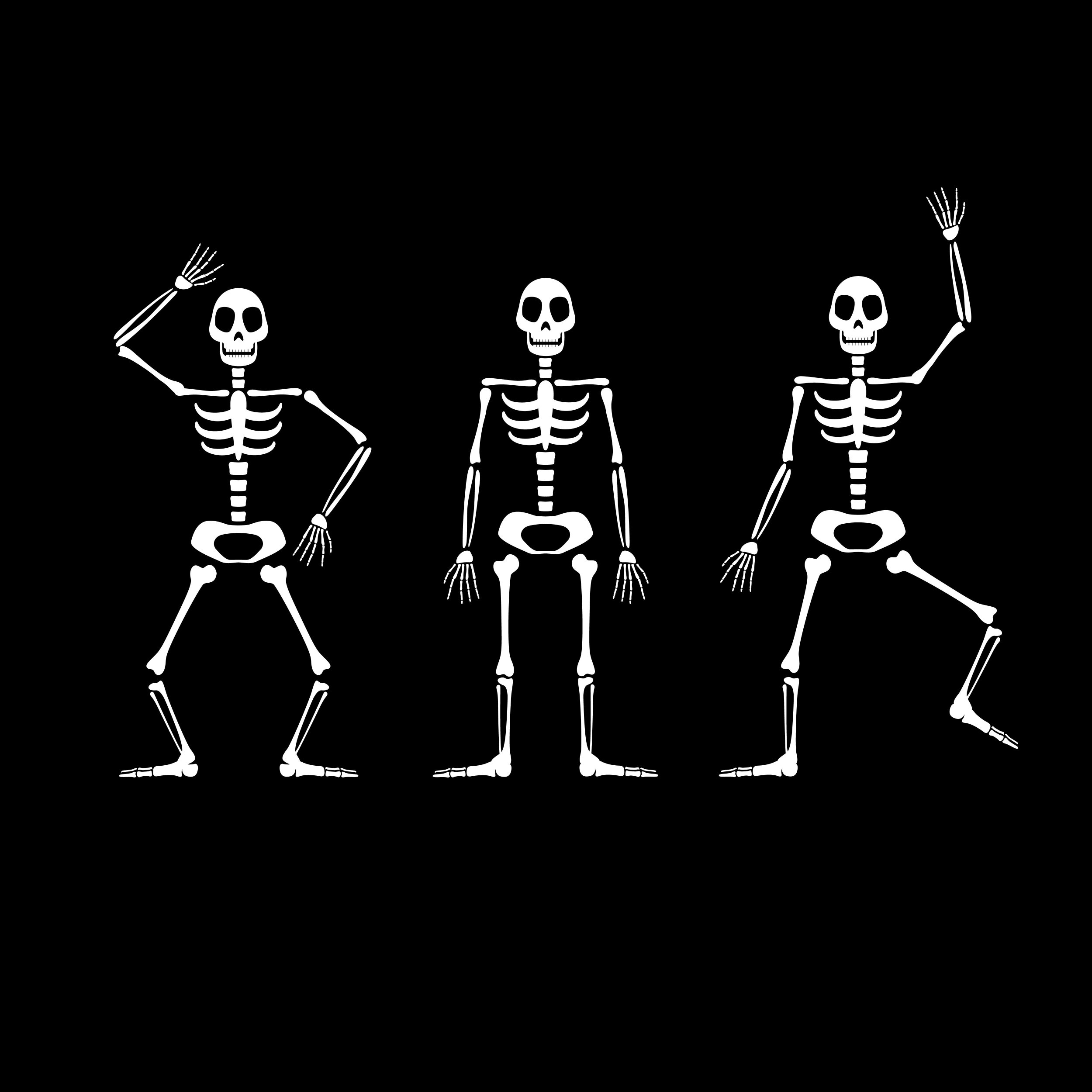 happy skeletons