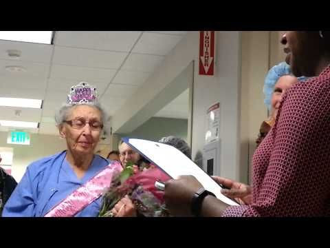 90-Year-Old Nurse, Florence ‘Seesee’ Rigney, Has No Intention Of Hanging Up Her Scrubs