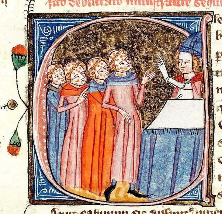 A bishop instructs clerics