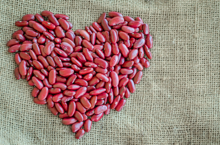 Kidney Beans in Shape of Heart