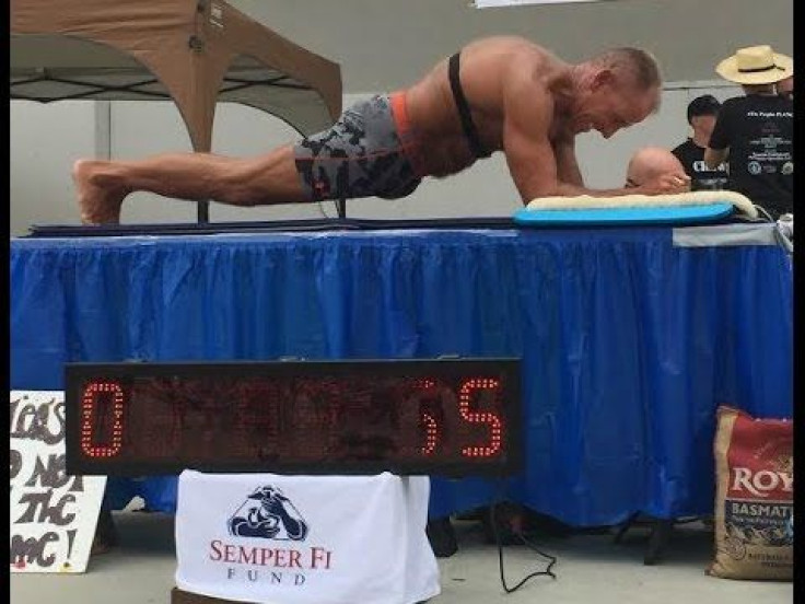 Former Marine George Hood Breaks World Record After Holding Plank For More Than 5 Hours