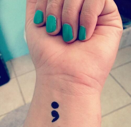 Buy 20 Semicolon Temporary Tattoo Tiny / Fake Tattoos / Set of 20 Online in  India - Etsy