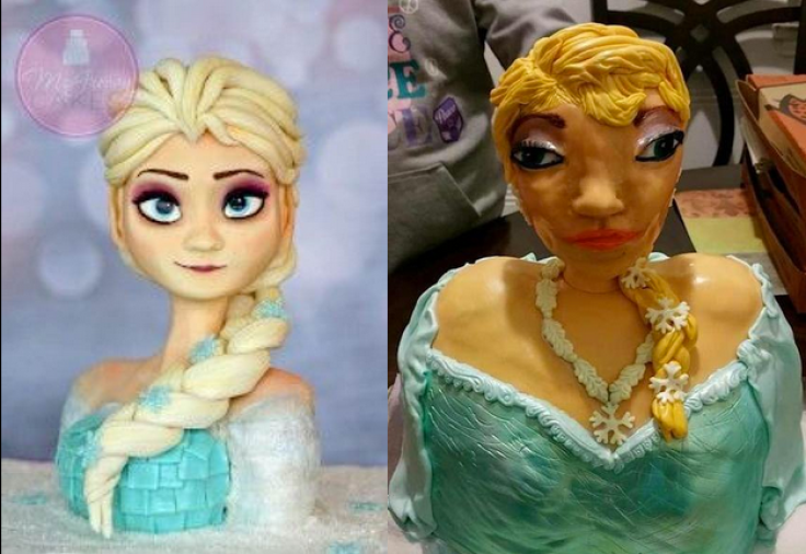 Elsa Cake Comparison 
