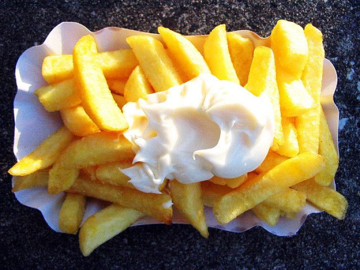 Mayonnaise on French Fries