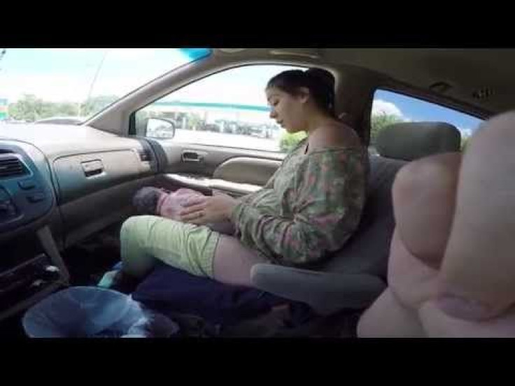 Man Records GoPro Video Of Wife Giving Birth To 10-Pound Baby While Driving To The Hospital 