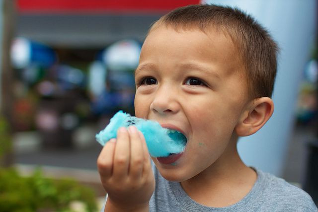 Eating candy