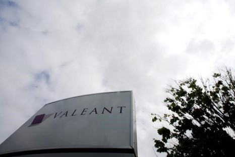The company logo of Valeant Pharmaceuticals International Inc is seen at its headquarters in Laval, Quebec May 19, 2015.