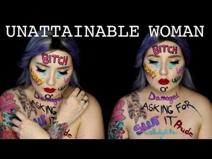 YouTuber And Makeup Artist Jordan Hanz Uses Body Paint To Protest Stereotypes Of Women