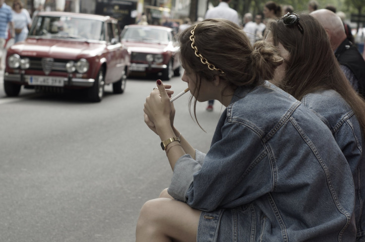 Women smoking