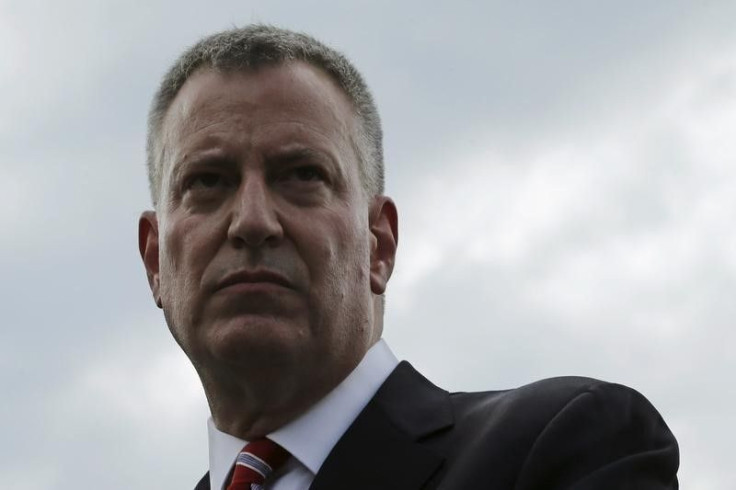 Mayor Bill de Blasio. 