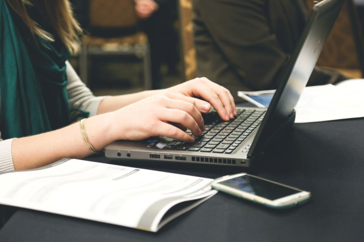 Woman on laptop