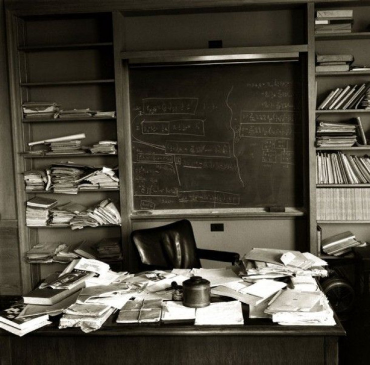 Einstein's desk