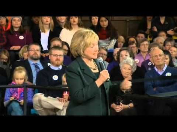 Hillary Clinton On Obamacare: It May Discourage Full-Time Employmen