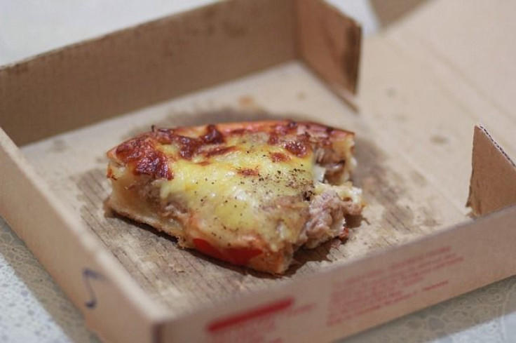 Pizza slice in box