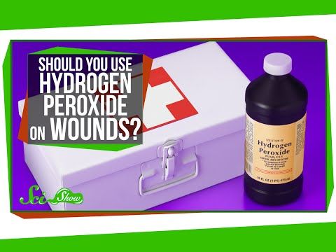 Hydrogen peroxide wound deals cleanser