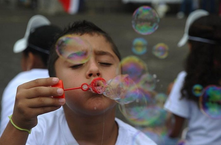 Blowing bubbles