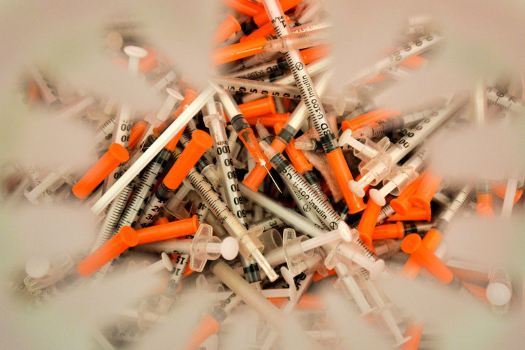 used syringes