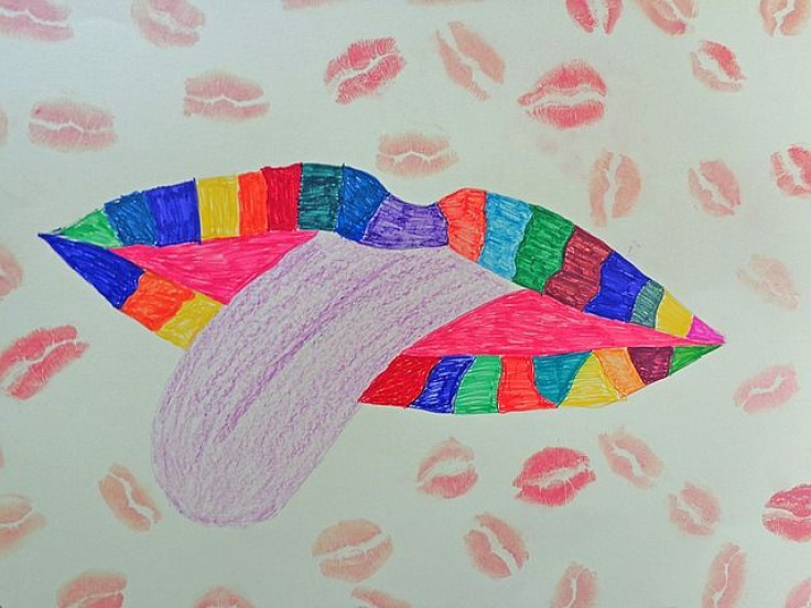 Drawing of lips