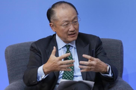 World Bank President Jim Yong Kim speaks during a panel discussion at the Anti-Corruption Summit in London, Thursday, May 12, 2016.