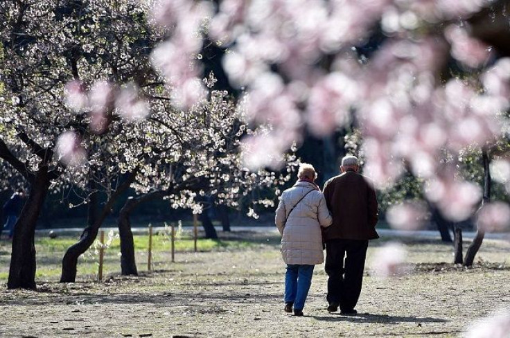 Elderly couple