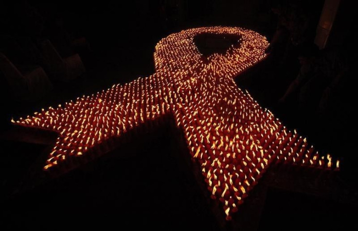 Candles lit during World AIDS Dauy in 2009