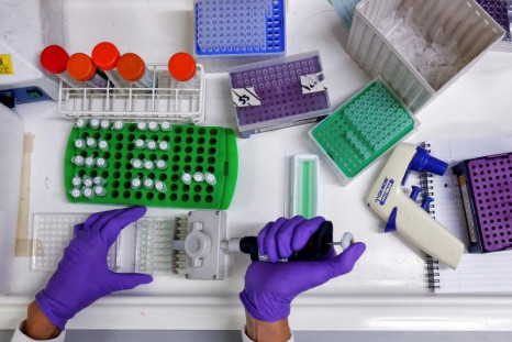 A scientist prepares protein samples for analysis in a lab at the Institute of Cancer Research in Sutton, July 15, 2013. Picture taken July 15, 2013.