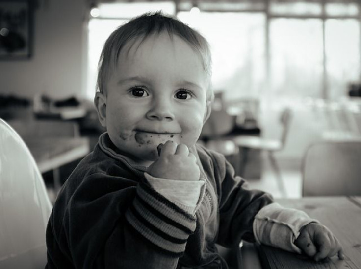 Baby eating