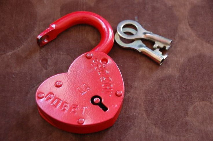 Heart locket and keys