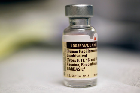 A bottle of the Human Papillomavirus vaccination is seen at the University of Miami Miller School of Medicine in Miami, Florida, Sept. 21, 2011.