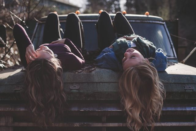 Girls talking